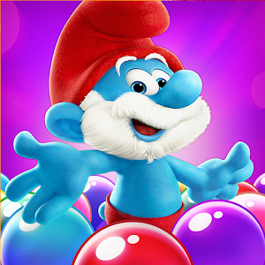 دانلود کاملترین و  جدیدترین نسخه Smurfs Bubble Story پازل دهکده اسمورف ها اندروید مود